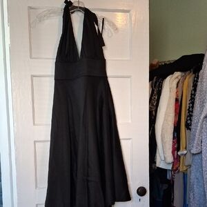 J. Crew Black Backless Dress